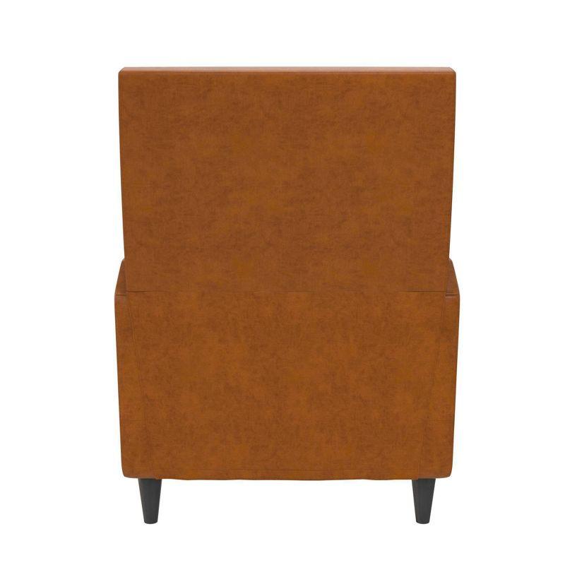 Novogratz Lana 30.5" Wide Faux Leather Pushback Recliner