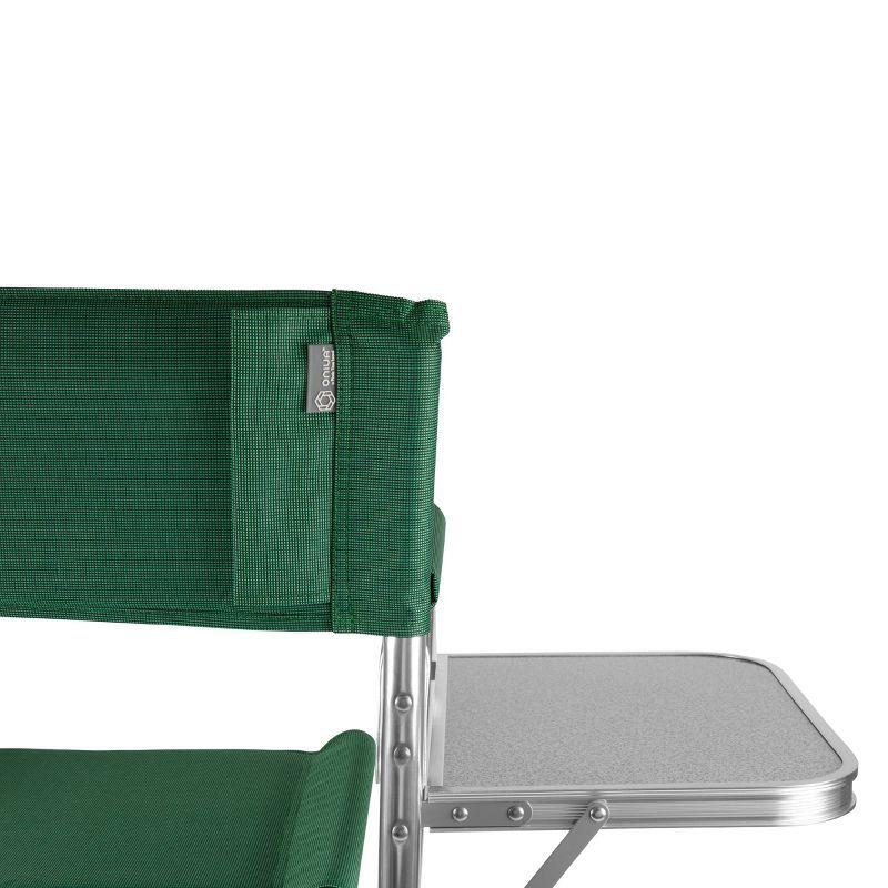 Picnic Time Sports Outdoor Portable Camp Chair with Side Table