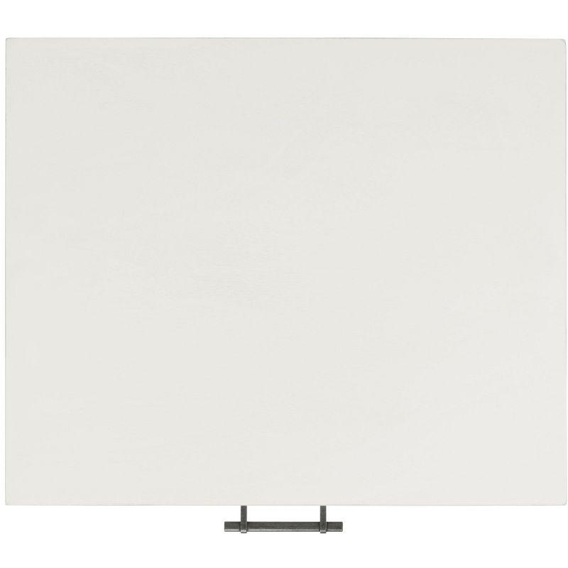 Ajana 1 Drawer Accent Table - Distressed White - Safavieh.
