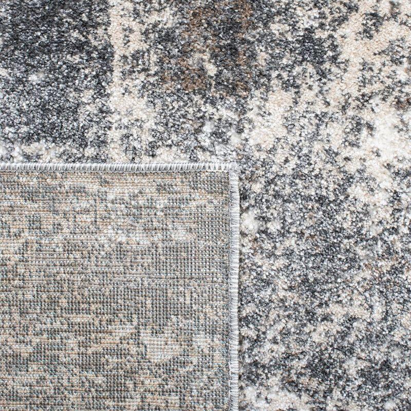 Aston ASN705 Power Loomed Indoor Area Rug - Grey/Ivory - 9'x12' - Safavieh