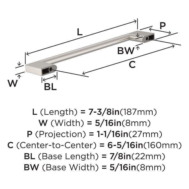 Amerock Cityscape Cabinet or Furniture Pull, 10 Pack