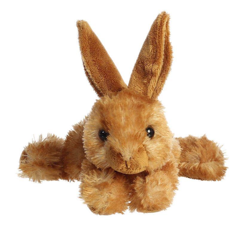 Aurora Small Bitty Bunny Mini Flopsie Adorable Stuffed Animal Brown 8"