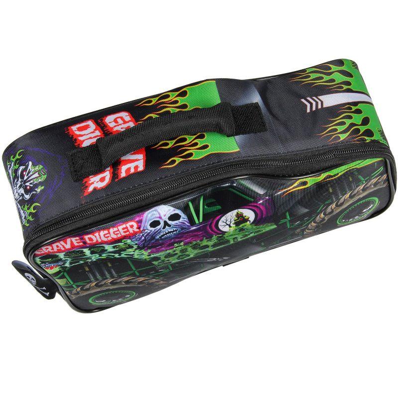 Monster Jam Lunch Box Grave Digger Truck Shaped Insulated Big Lunch Bag for Work Travel