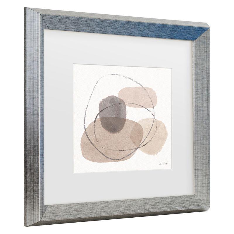 Lisa Audit Neutral Abstract Pattern Framed Canvas Art