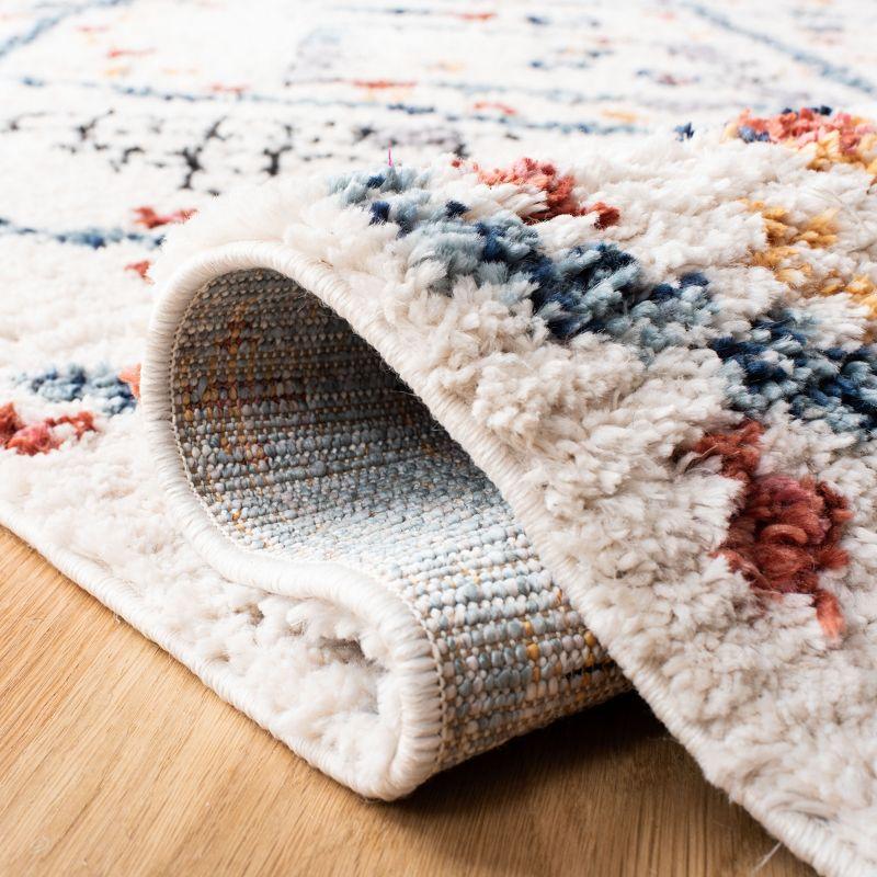 Morocco MRC921 Power Loomed Area Rug - Ivory/Multi - 3'x3' - Safavieh.