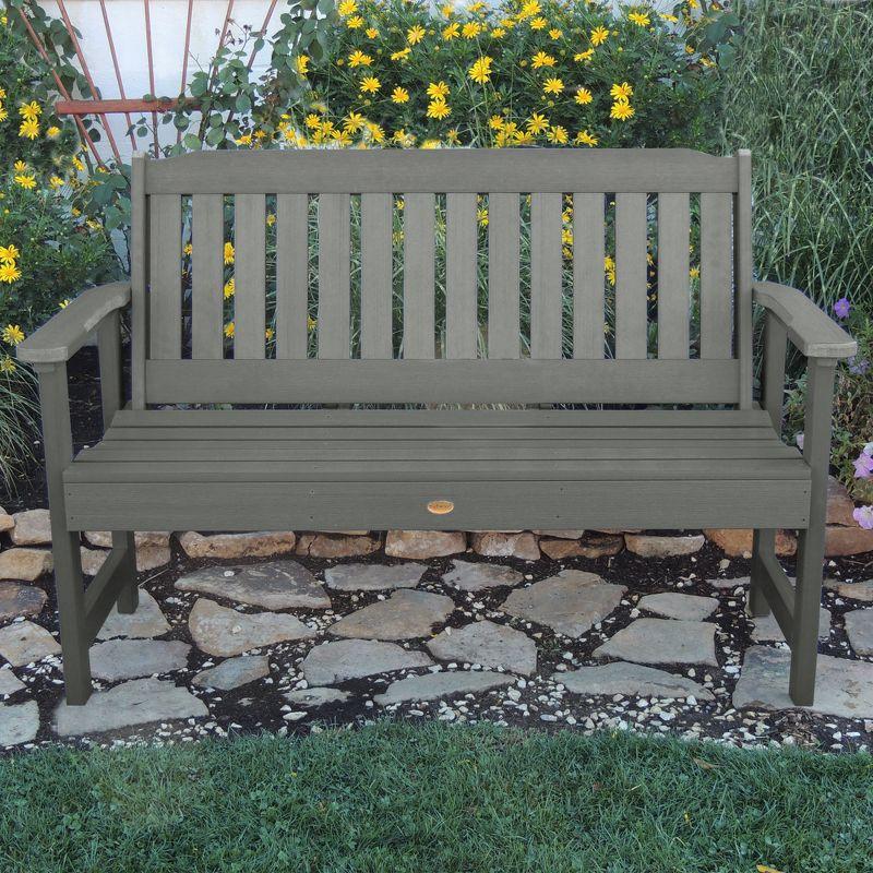 Highwood 4ft Coastal Teak Synthetic Wood Garden Bench