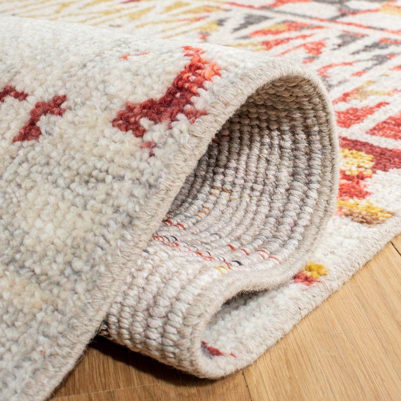 Safavieh Southwestern Hand Knotted 80% Wool And 20% Cotton Southwestern Rug