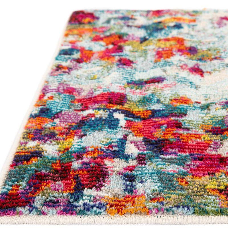 Unique Loom Chromatic Joyous Abstract Indoor Woven Area Rug