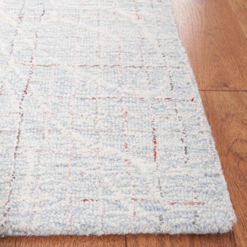 Metro MET881 Hand Tufted Indoor Area Rug - Blue/Ivory - 6'x6' - Safavieh