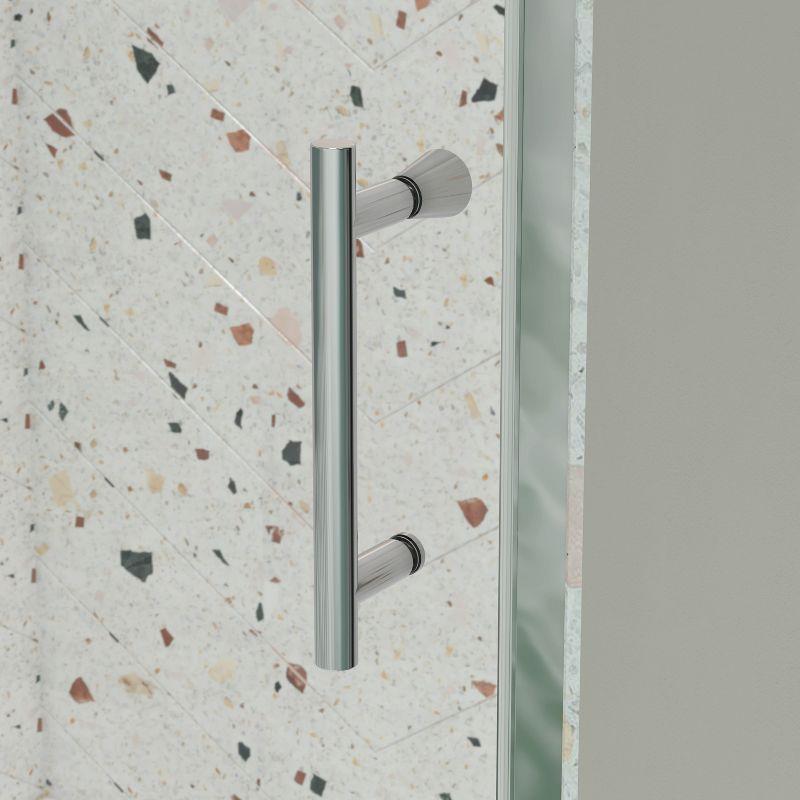 RAY'S RUGS & FLOORING LLC 12RRFR142461LTS 38-42" W x 71" H Pivot Frame Sliding Shower Door with 6mm Tempered Glass