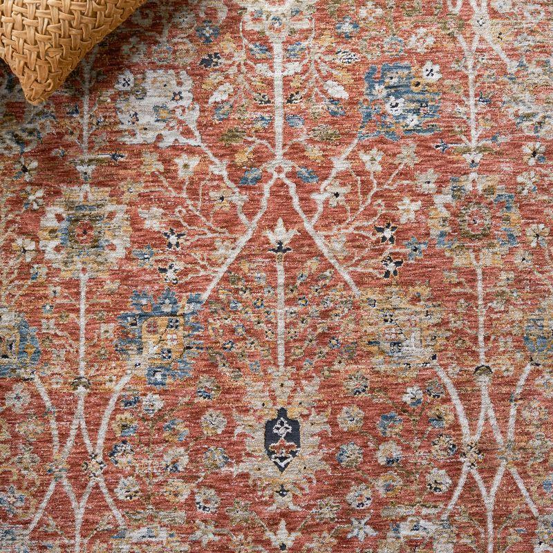 Silverado SVD112 Power Loomed Runner Rug - Rust/Blue - 2'x8' - Safavieh.