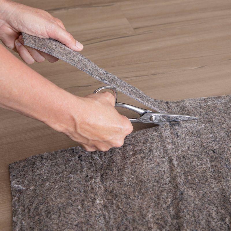 Eco-Friendly Gray 3'x5' Pet and Spill Proof Rug Pad