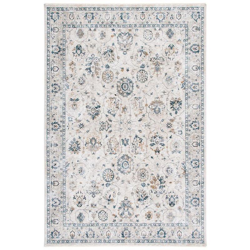 Dream DRM727 Power Loomed Area Rug - Ivory/Light Beige - 4'x6' - Safavieh.