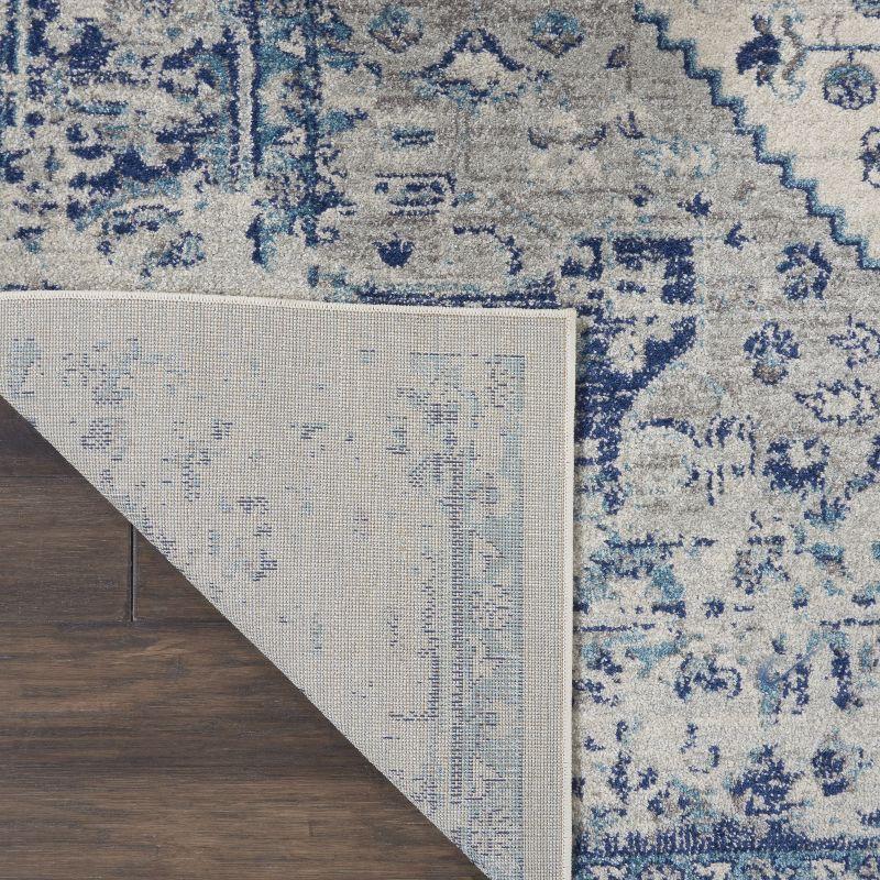 Nourison Tranquil Persian Indoor Rug Ivory Light Blue 2' x 4'