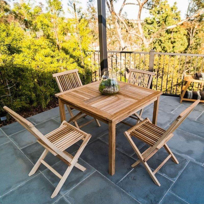 Nordic Teak Outdoor Folding Chair