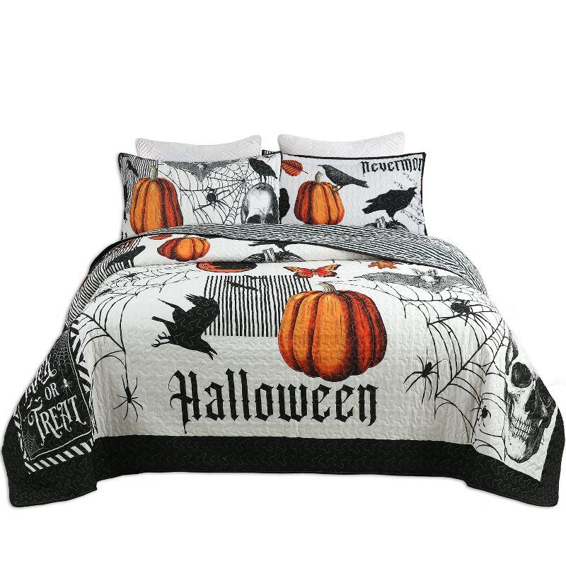 MarCielo ME500 Polyester Quilted Animal Print Quilt Set