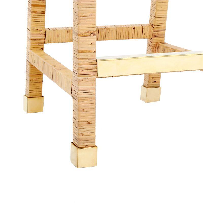 Amara Natural Rattan Veneer Counter Stool