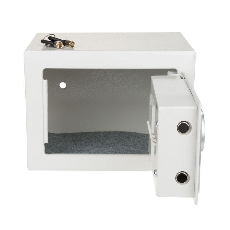 Fleming Supply Electronic Digital Safe - Steel Security Lock Box with Keypad - Gray