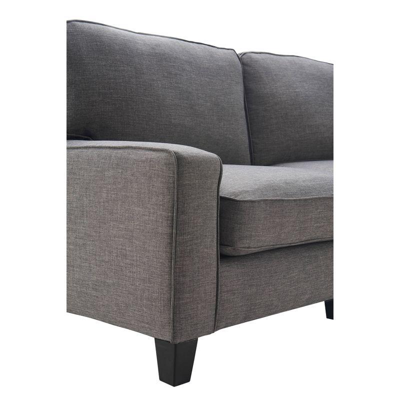 Serta Palisades Upholstered Tool-Free Assembly Straight Arm 73" Sofa for Living Room