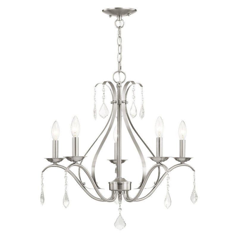 Livex Lighting Caterina 5 - Light Chandelier in  Brushed Nickel