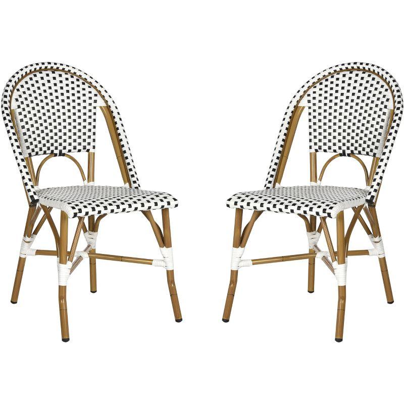 Casidy Polyethylene (PE) Wicker Wicker Outdoor Dining Side Chair