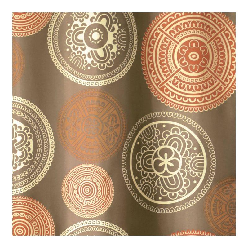 iDesign Bazaar Geometric Shower Curtain