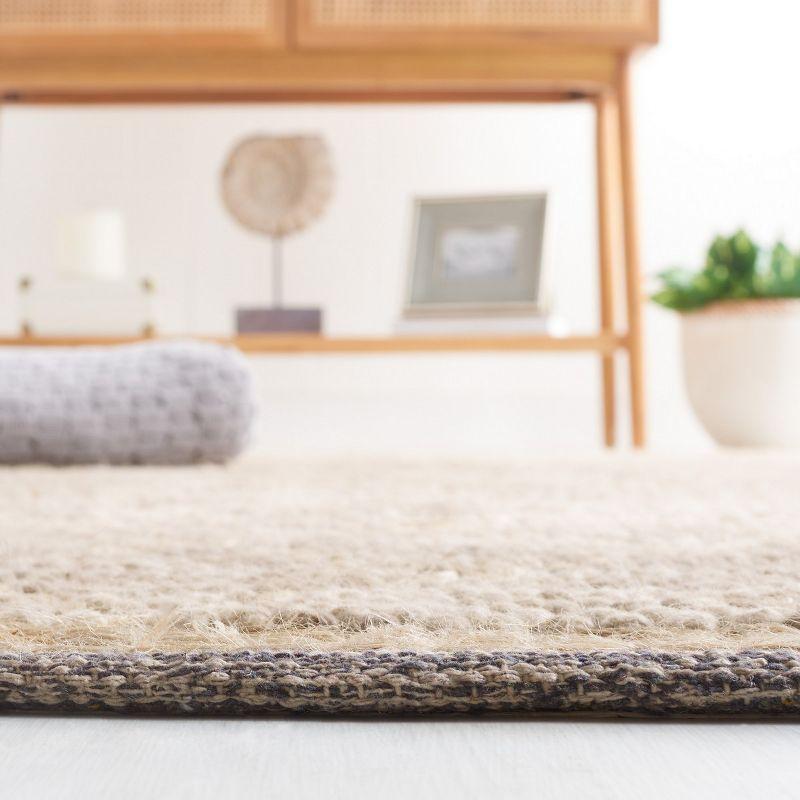 Natura NAT223 Hand Woven Indoor Area Rug - Brown/Natural - 6'x6' - Safavieh