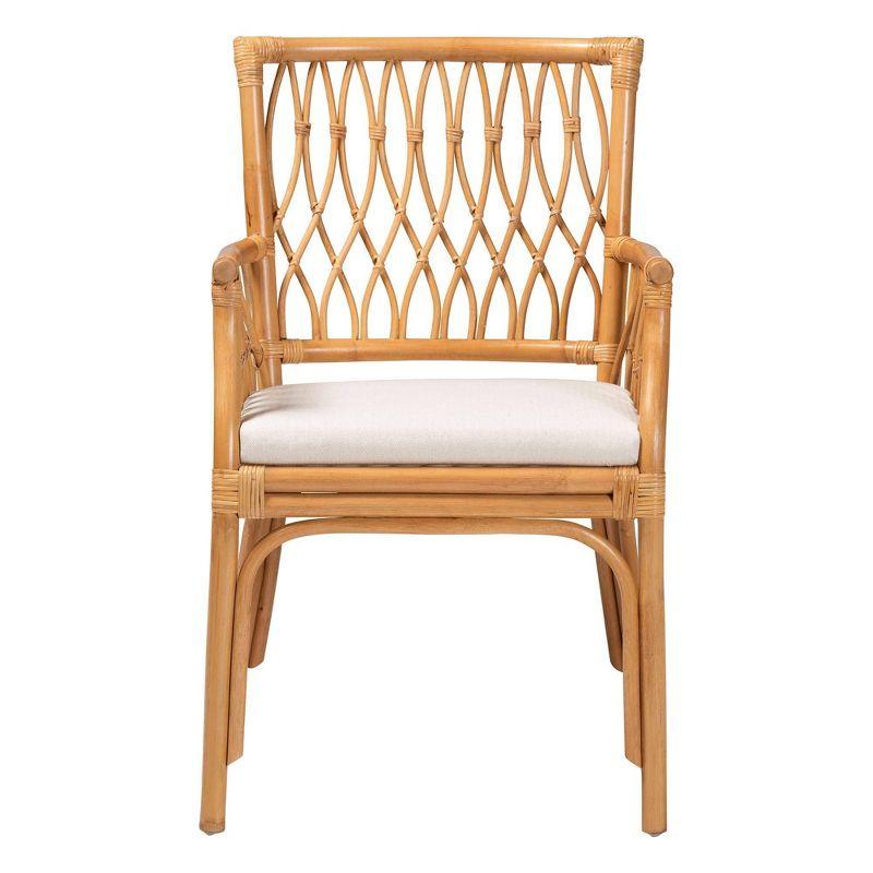 bali & pari Maisa Rattan Arm Chair Light Honey