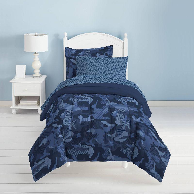 Dream Factory Geo Camo Comforter Set