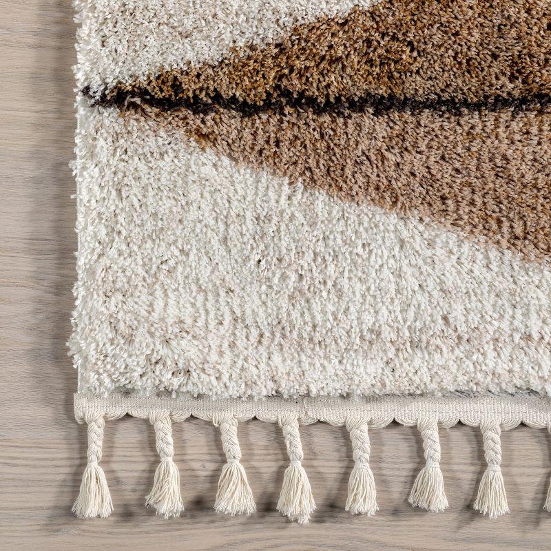 Nuloom Kali Shaggy Diamond Tassel Indoor Area Rug