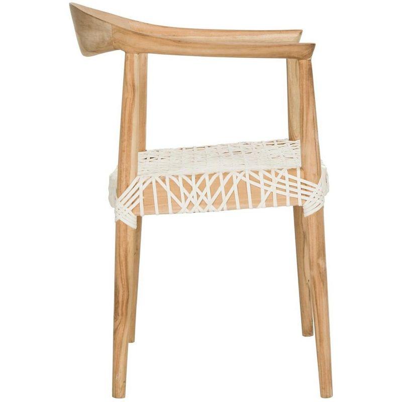 Kazbah Leather Dining Arm Chair