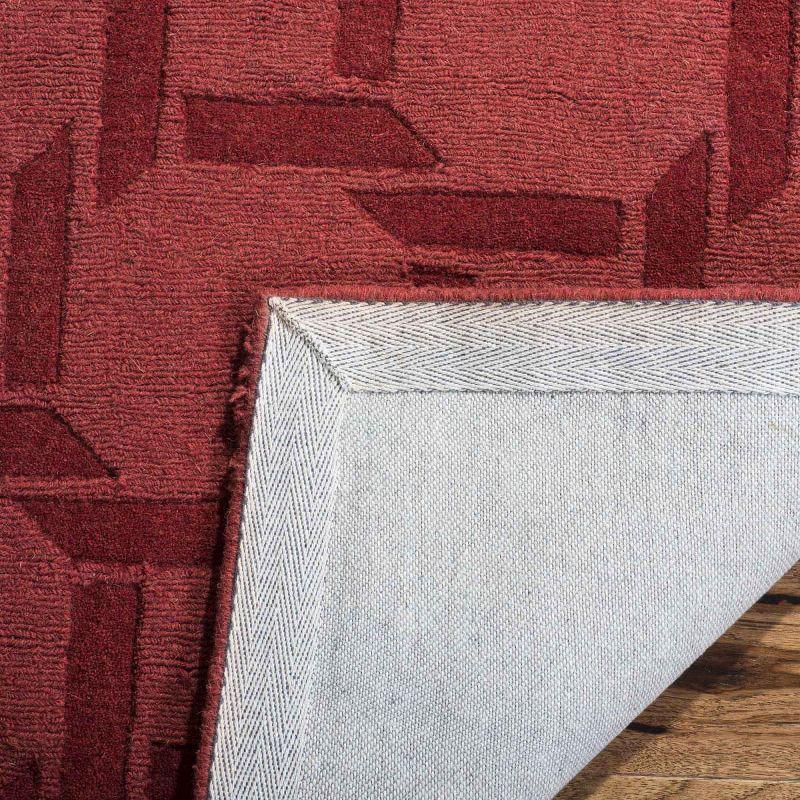 Resort Martha Stewart Hand Tufted Wool Geometric Rug