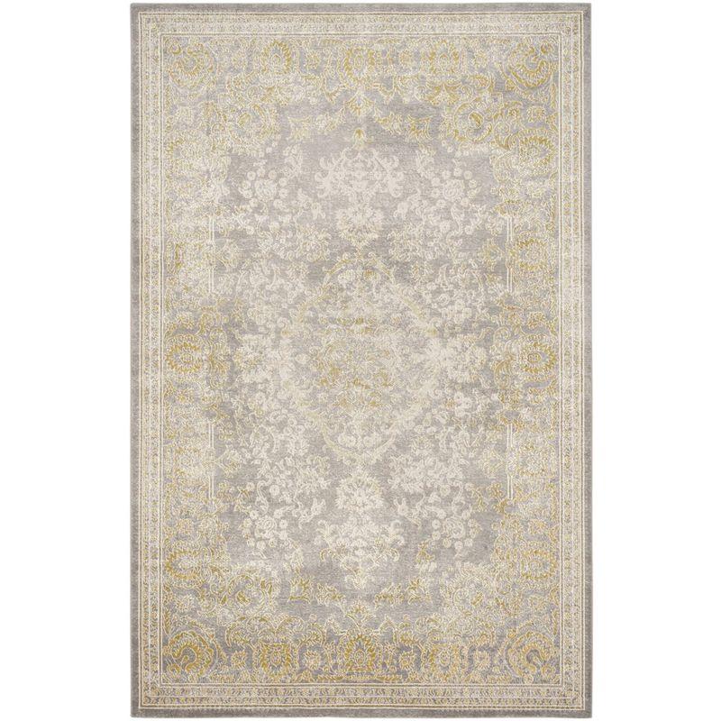 Passion PAS402 Power Loomed Area Rug - Grey/Green - 8'9"x11'9" - Safavieh.