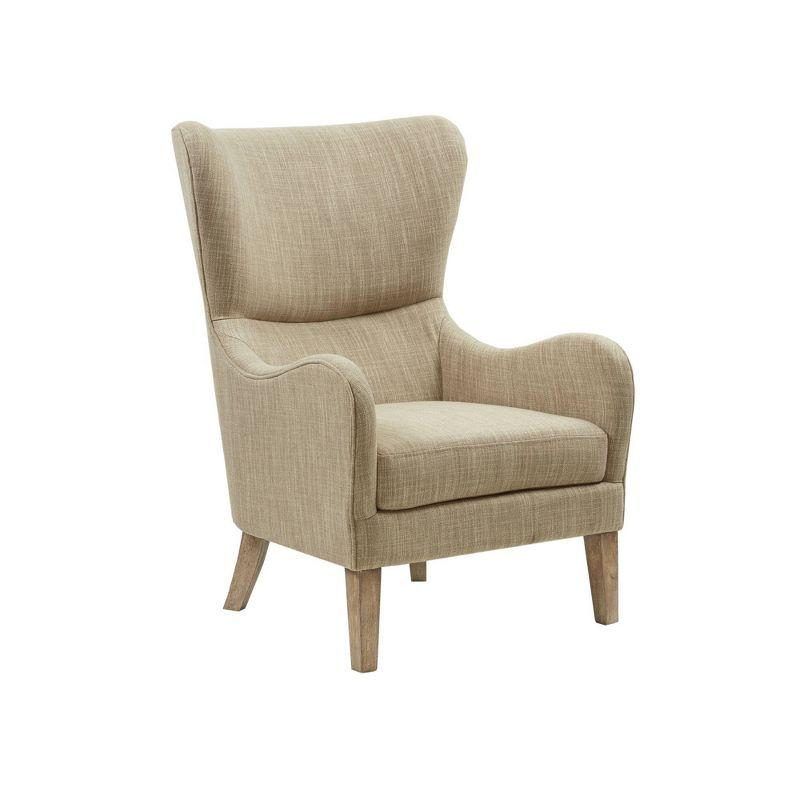 Aria Swoop Upholstered Wing Chair