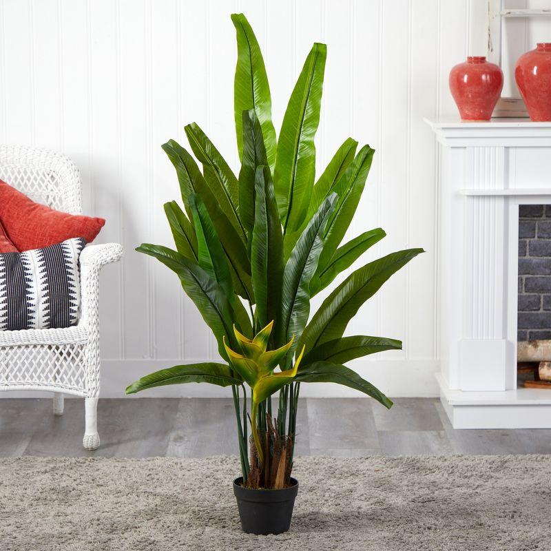 Nearly Natural 4.5-ft Travelers Palm Artificial Tree