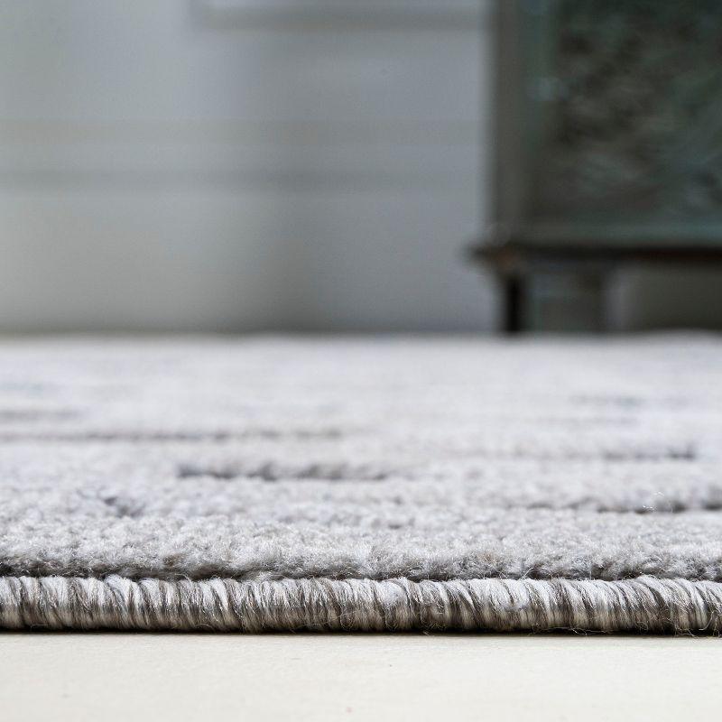 5'x8' Talaia Neutral Geometric Indoor/Outdoor Area Rug, Light Gray - JONATHAN Y