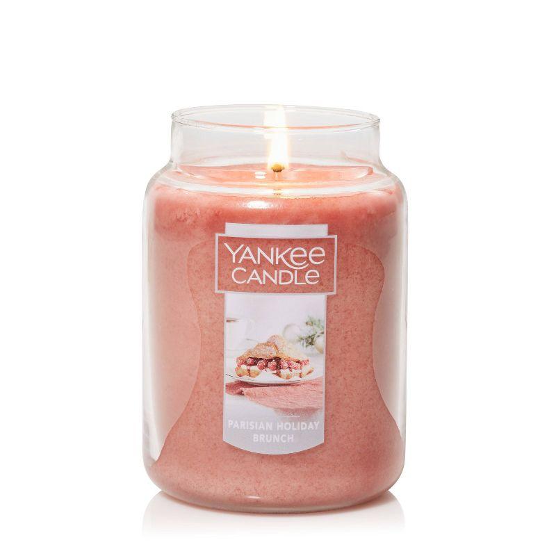 Parisian Holiday Brunch Scented Glass Jar Candle 22oz