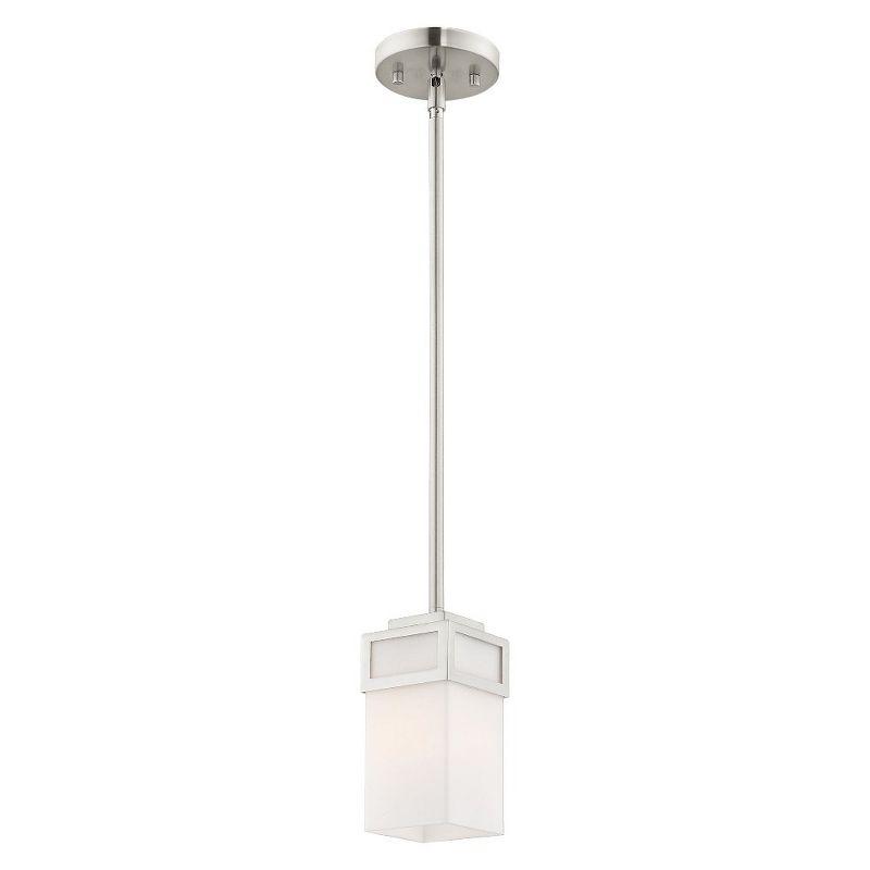 Livex Lighting Harding 1 - Light Pendant in  Brushed Nickel