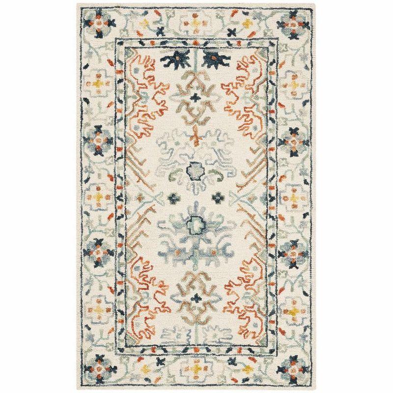 Aspen APN310 Hand Tufted Indoor Accent Rug - Ivory/Blue - 3'x5' - Safavieh