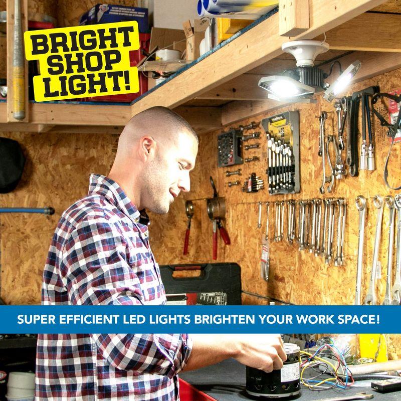 Bell + Howell Bell+Howell Triburst Multi-Directional 2000 Lumens Light, Screws Onto Any Standard Light Socket