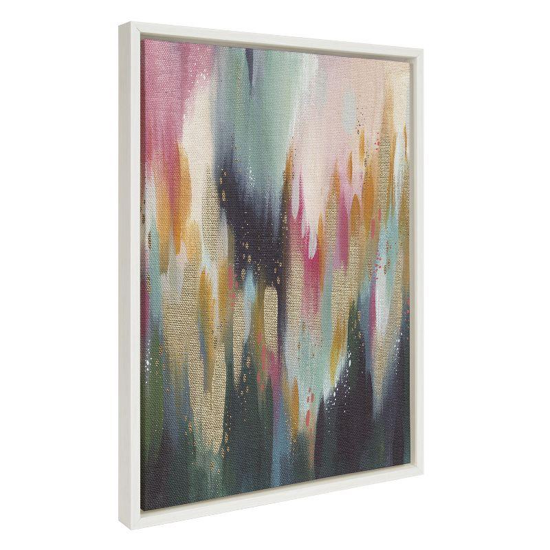 Kate and Laurel Sylvie Brushstroke 135 Framed Canvas by Jessi Raulet of Ettavee