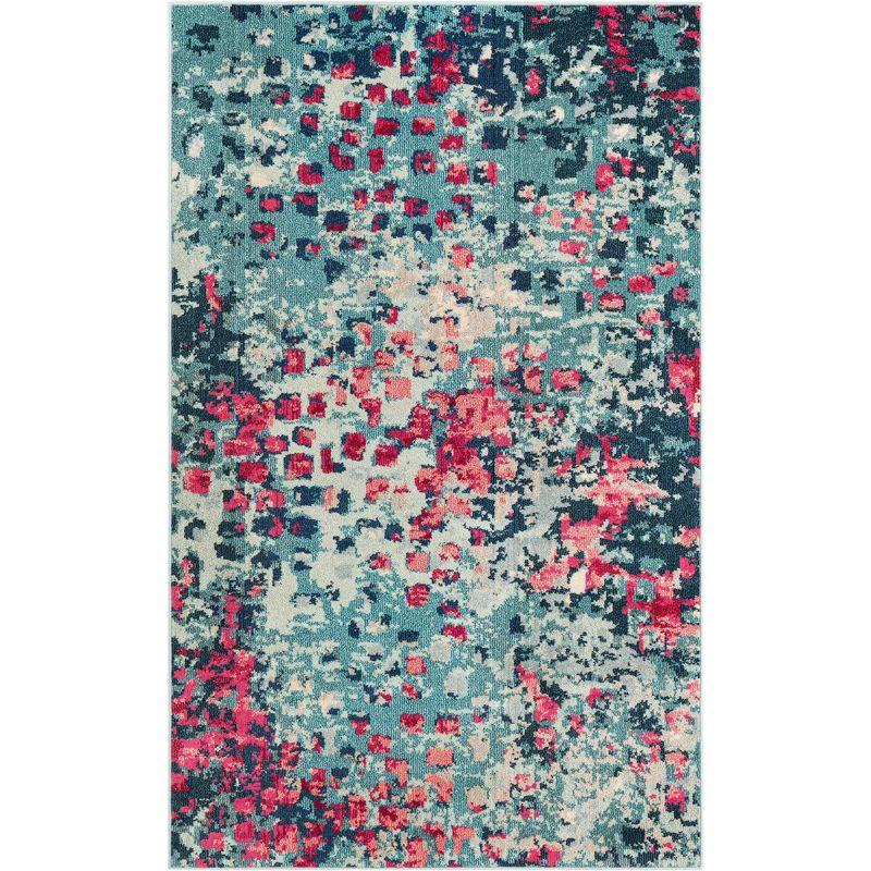 Unique Loom 5' 1 x 8' 0 Jardin Ivy Blue Area Rug
