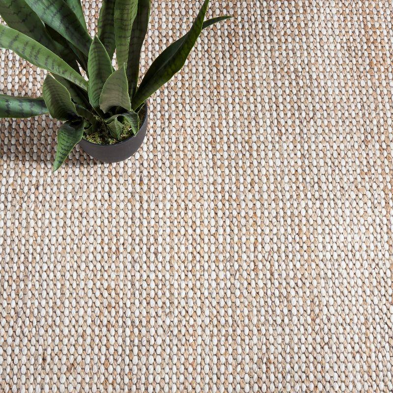 Natural Fiber NFB553 Hand Tufted Accent Rug - Natural/Beige - 2'x3' - Safavieh.