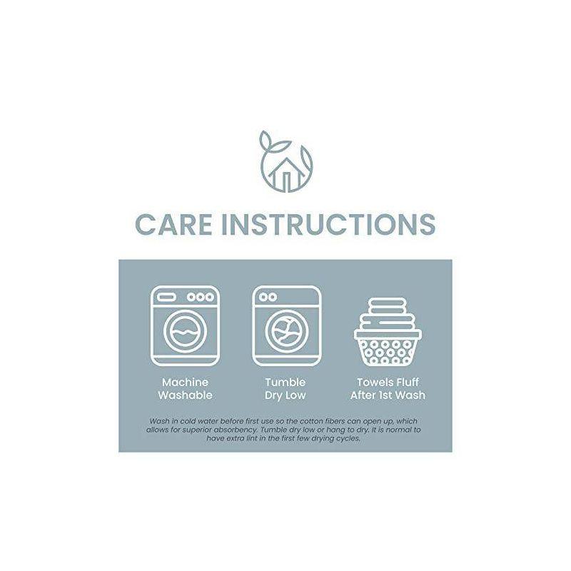 2pc Odor Resistant Bath Sheets Shifting Sand - Bennett & Shea Home: Heavyweight Cotton, Machine Washable