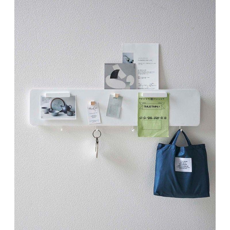 Wall Storage Organizer with Key Hooks