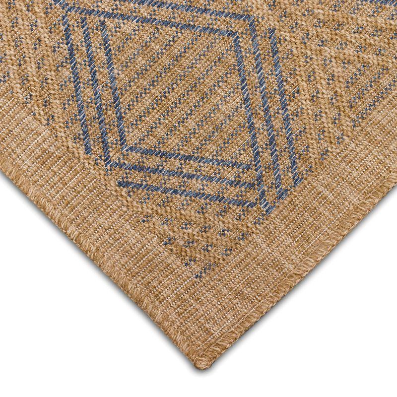 Liora Manne Sahara Links Indoor/Outdoor Rug Navy 6'6" x 9'4"