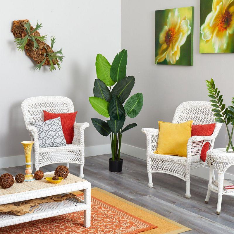 Nearly Natural 58-in Travelers Palm Artificial tree