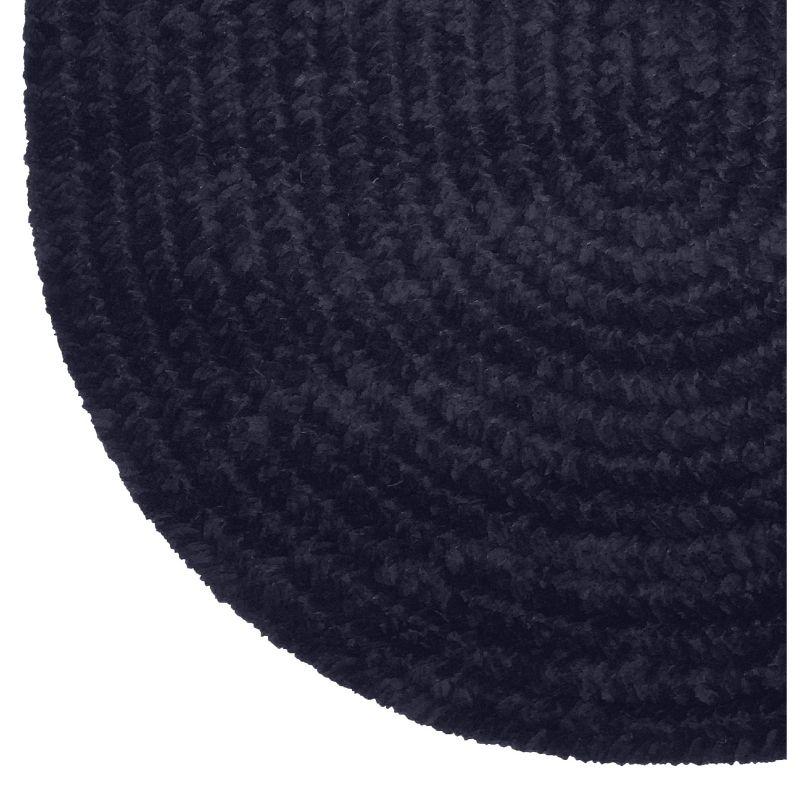 Chenille Solid Collection 100% Polyester Reversible Indoor Area Utility Rug - Better Trends