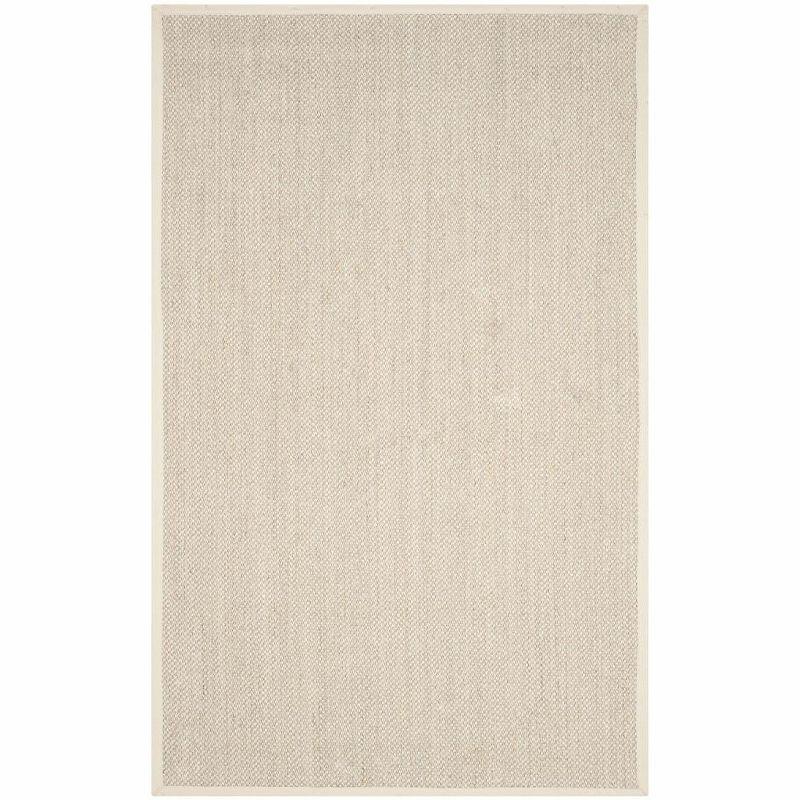 Natural Fiber NF143 Power Loomed Indoor Area Rug - Marble/Beige - 5'x8' - Safavieh