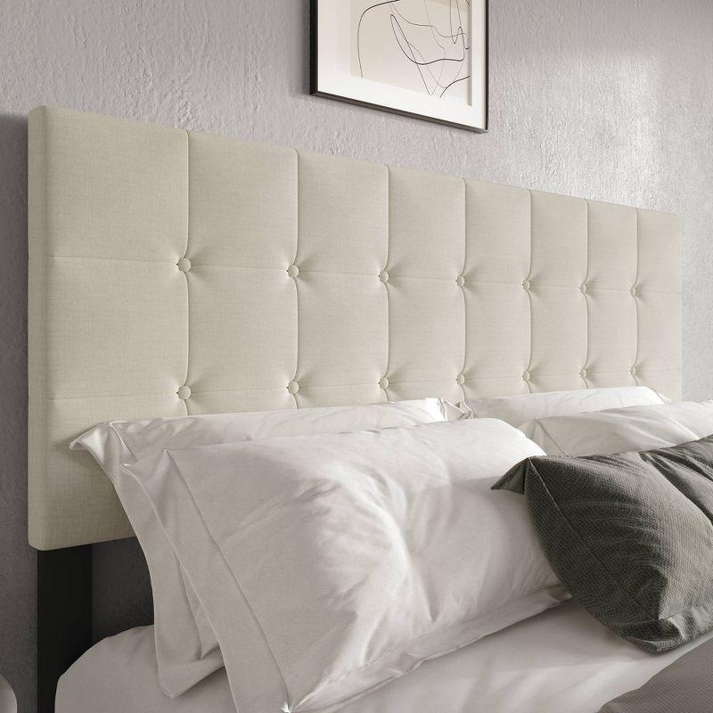 Home Design Twin Ida Headboard Warm Gray